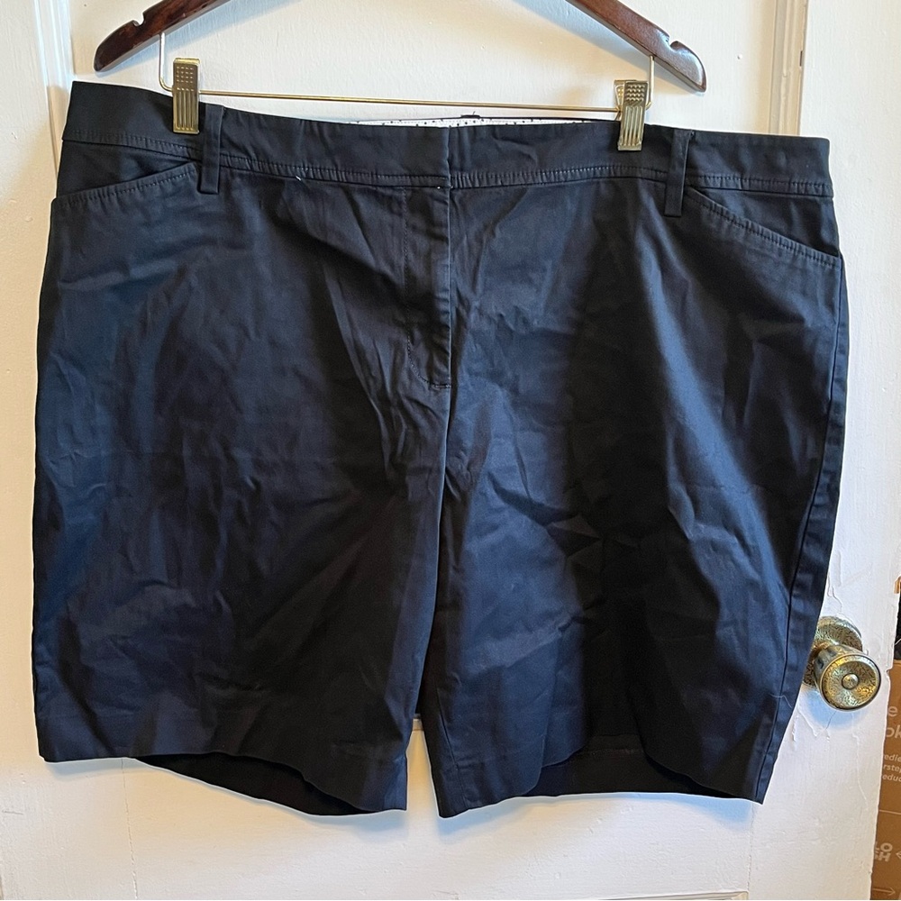 Talbots High Waist Black Shorts for Effortless Style perfect short 9” 20w